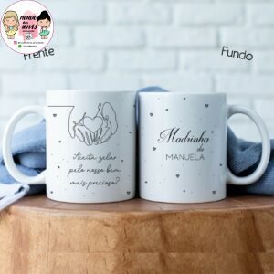 Caneca Personalizada Dinda e Dindo