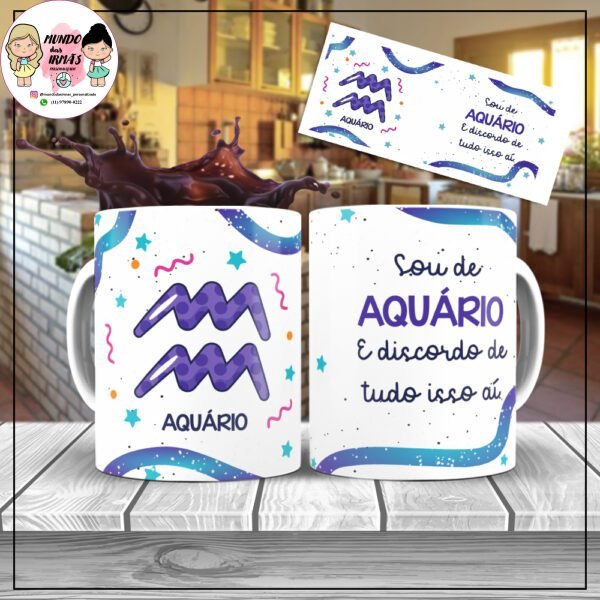 caneca signo personalizada com nome frases e fotos, saiba mais em nosso site e venha comprar a sua caneca