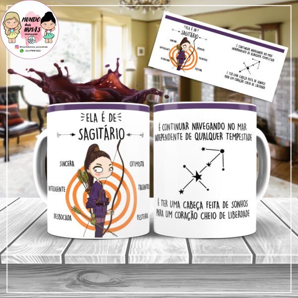 Signos caneca personalizada com nome frases e fotos, saiba mais em nosso site e venha comprar a sua caneca