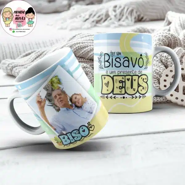 caneca personalizada para avós