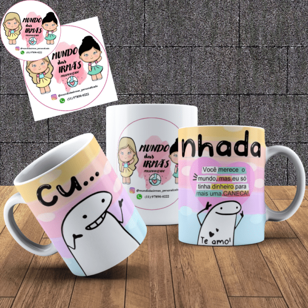 caneca para cunhada personalizada