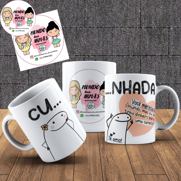 caneca personalizada para cunhada