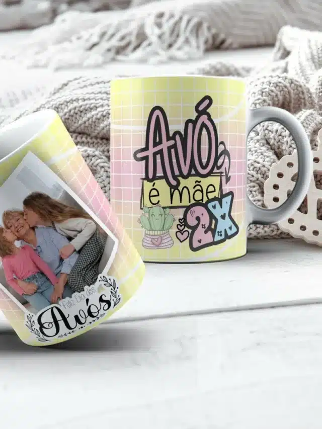 Caneca Para vovó Personalizada