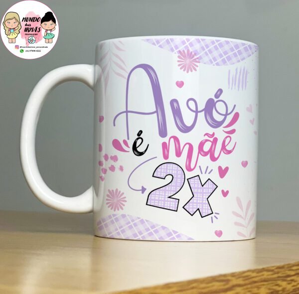 caneca avó personalizada