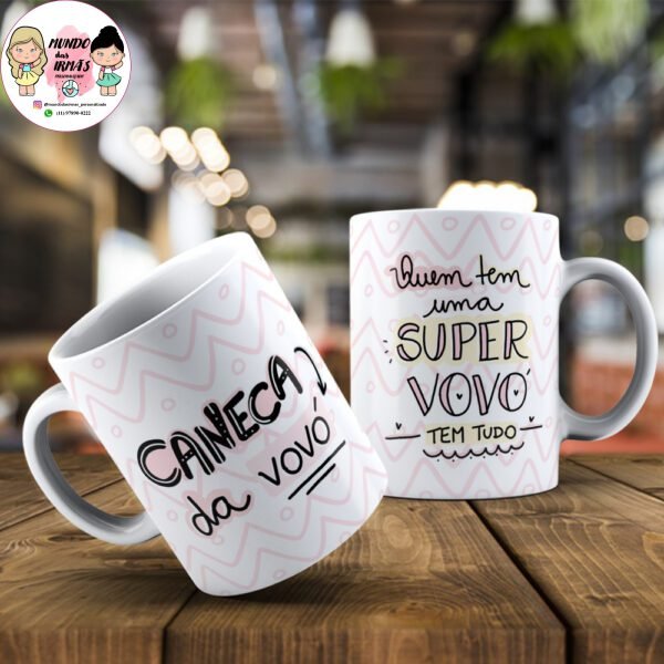 "caneca personalizada vovó"