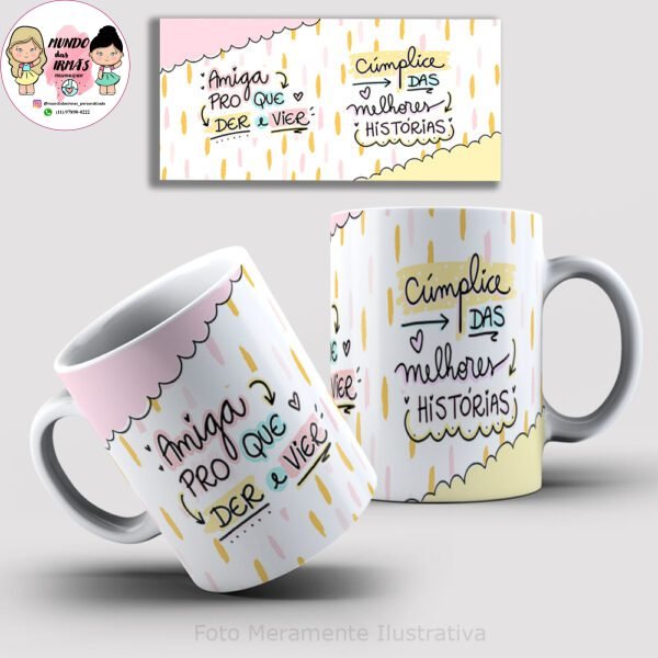 caneca melhores amigas