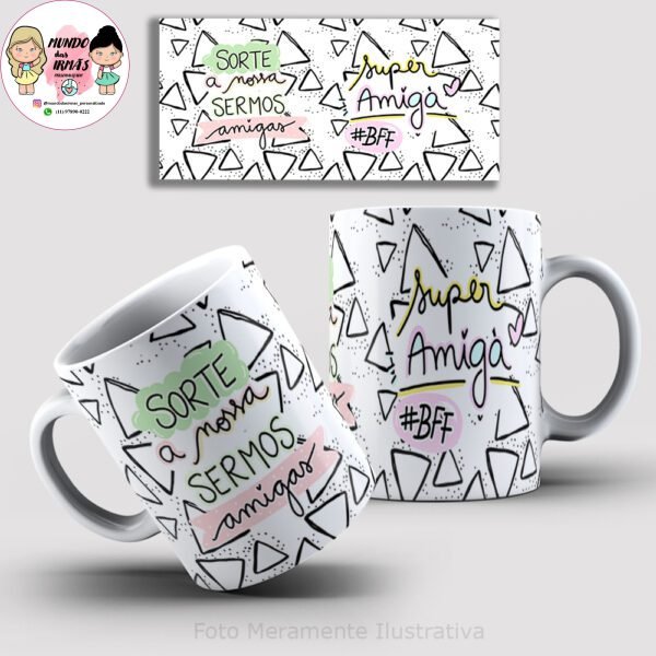 caneca personalizada para amiga