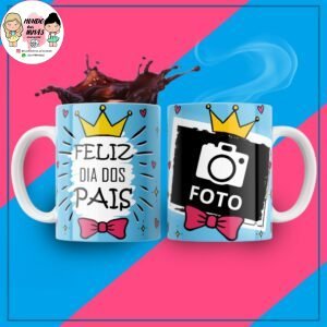 caneca dias dos pais persoanlizada