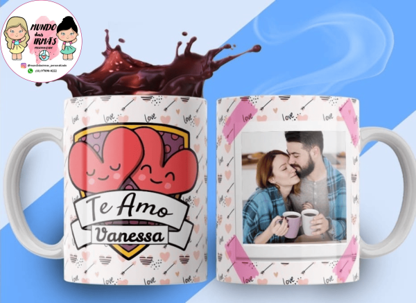 Caneca de Porcelana Personalizada com Foto