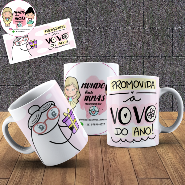 Caneca para Vovó personalizada