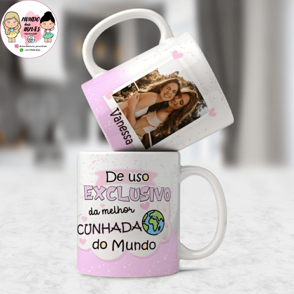 caneca para cunhada